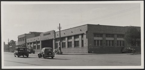Woolworths building, Spencer Street, West Melbourne, 1940–50