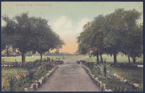 Darling Park, Collingwood, 1900s