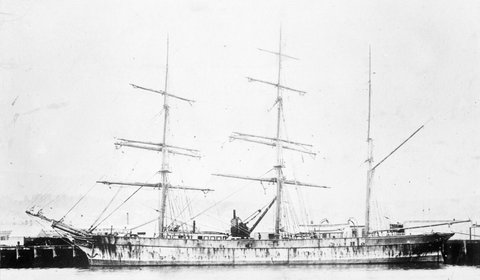 MARY MOORE. : 564 tons. Built at Glasgow. 1867. A hulk in Melbourne, 1885–1946