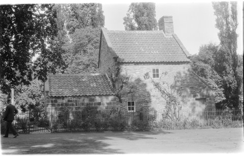 Two views of Cook's Cottage Fitzroy Gardens Melbourne, 1934