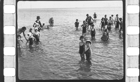 Views of the beach at Williamstown, Victoria, 1930–34