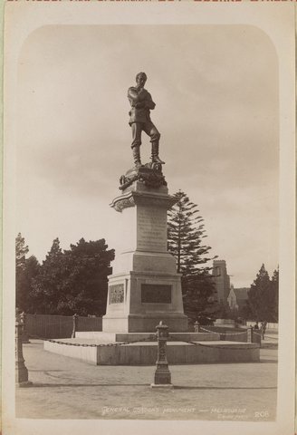General Gordon's monument, Melbourne, 1899