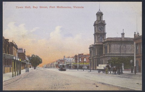 Town Hall, Bay Street, Port Melbourne, Victoria, 1900s