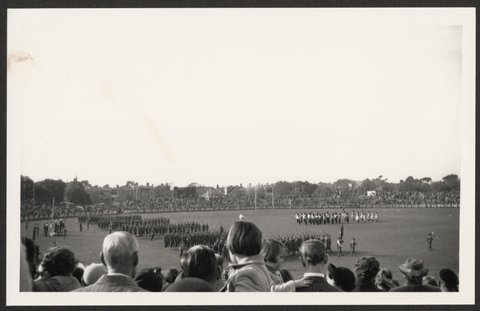 Melbourne at the time of Queen Elizabeth's visit 1954