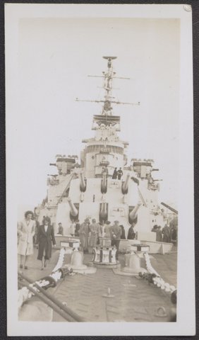 HMS Bermuda, Port Melbourne, 1946