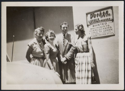 Photographs relating to Fachon Pty Ltd., Flinders Lane, Melbourne, 1953–54