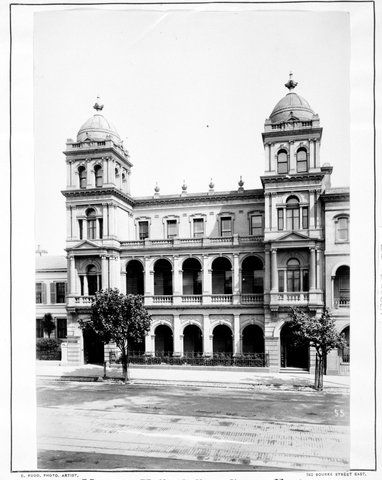 Masonic Hall, Collins St east, 1886–87