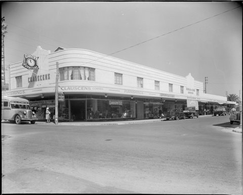Clauscen's Furniture Showroom 1-3 Main Street, Box Hill - exterior, c. 1940