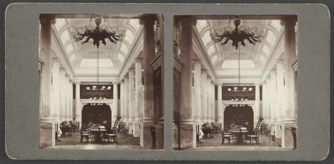 Melbourne Public Library (Australia), c. 1858