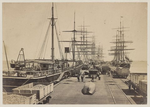 Sandridge Pier, 1875