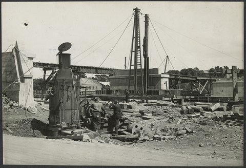 "South Kensington to West Footscray, bridge over the Maribyrnong River", 1927