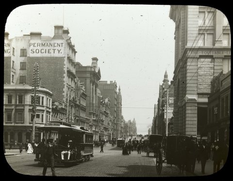 Collins Street, Melbourne, 1890–1930