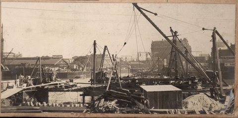 Spencer Street Bridge [Melbourne, Vic.], 1927–28