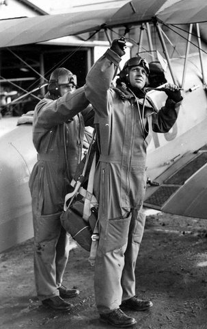 Trainee airmen at Essendon, 1940–41