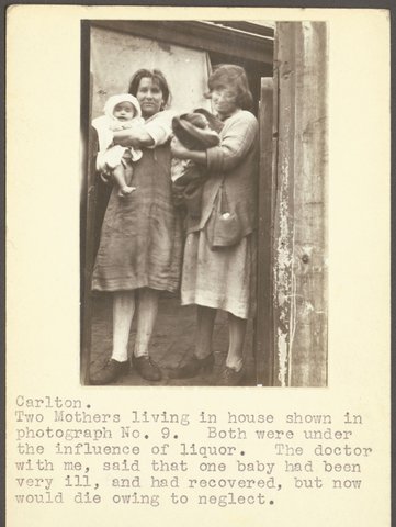 Carlton. Two mothers, c. 1935