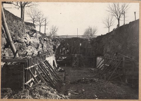 South Kensington to West Footscray - Bunbury Street tunnel, 1927