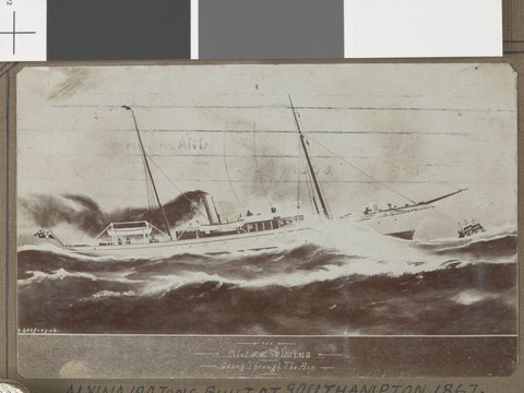ALVINA. : 194 tons. Built at Southampton. 1867. Port Phillip pilot steam, 1885–1946