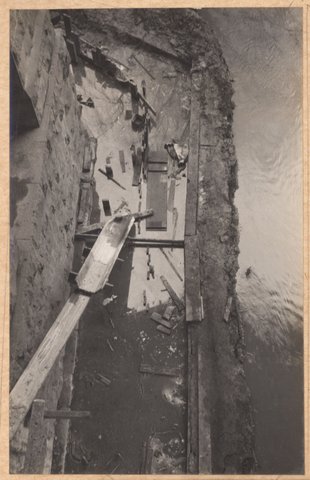Hawthorn bridge reconditioning - Richmond pier, c. 1930