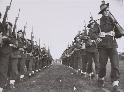 Victory celebrations in Melbourne, 1942–48
