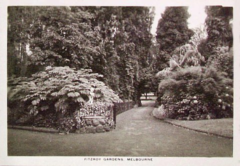 FITZROY GARDENS, MELBOURNE, c. 1930