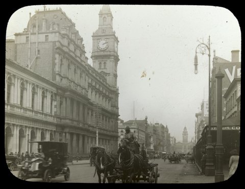 Elizabeth Street, Melbourne, 1890–1910
