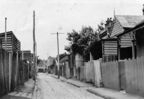 Abbotsford. Little Charles Street, c. 1935