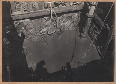 Albion to Broadmeadows - Maribyrnong River viaduct foundations, 1927–28