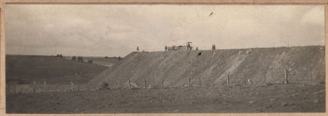 Albion to Broadmeadows - earthworks for culvert at Spring Gully, 1927–29