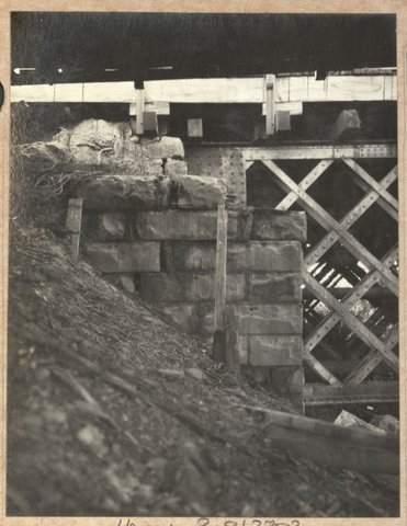 Hawthorn bridge reconditioning, 1930