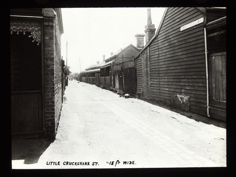 Little Cruckshank [i.e. Cruikshank] St., 15 ft. wide, [Port Melbourne, Vic.], 1920–30