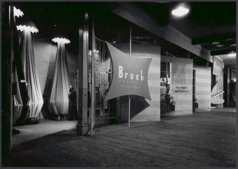 Bruck Mills stand at fashion fair in Melbourne, 1950