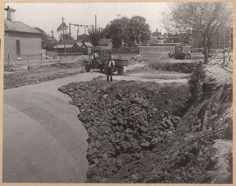 South Kensington to West Footscray - Bunbury Street tunnel, 1928