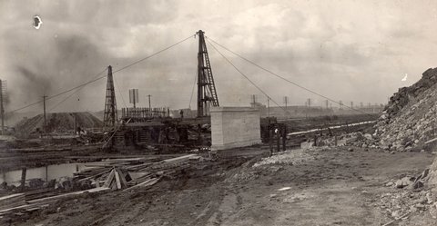 South Kensington to West Footscray. Bridge over Dynon Road, 1927