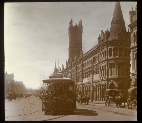Flinders Street & City Markets, Melbourne, 1875–1938