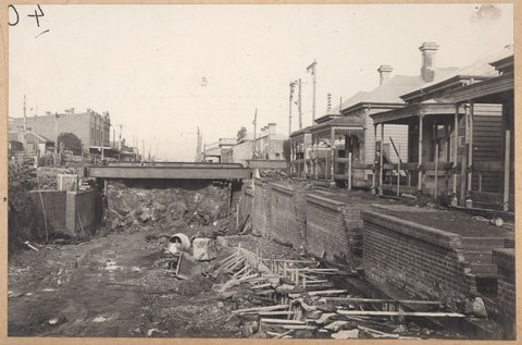 South Kensington to West Footscray - subway at Victoria Street, 1927