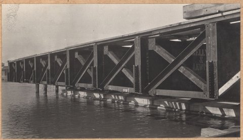 Spencer Street bridge, concrete deck, 1929
