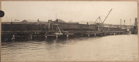 Spencer Street bridge, superstructure, c. 1929