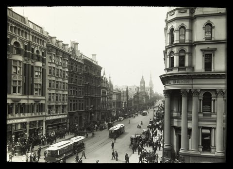 Collins Street, looking West, c. 1910