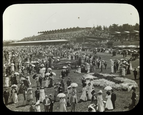 Stand and Hill, Flemington, Melbourne Cup, 1900–20
