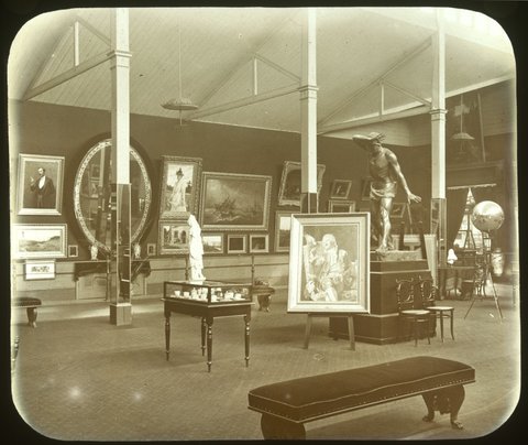 Salon, Melbourne Exhibition Building, 1875–1938
