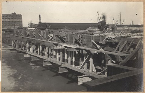 Spencer Street bridge - concrete deck, 1929
