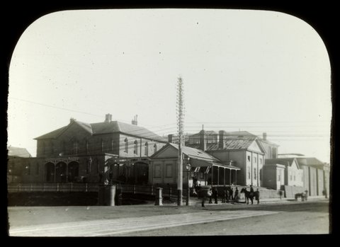 Old Police Court. Russell Str. Melb. [i.e. Melbourne], c. 1894