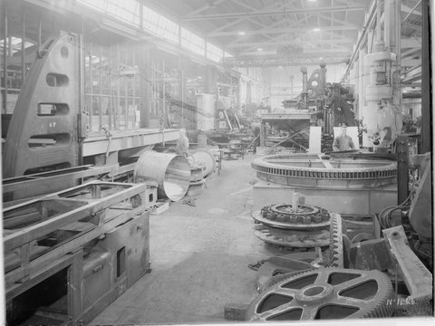 Factory interior, probably Marfleet & Weight Pty. Ltd., Melbourne, 1941–42