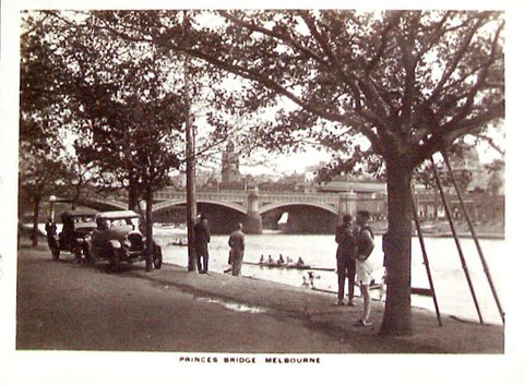 PRINCES BRIDGE, MELBOURNE, c. 1930
