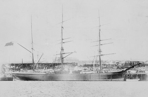 ELIZABETH GRAHAM. : Melbourne 598 tons. Built Middlesbro' 1869. Now a hulk in Melbourne, 1885–1946