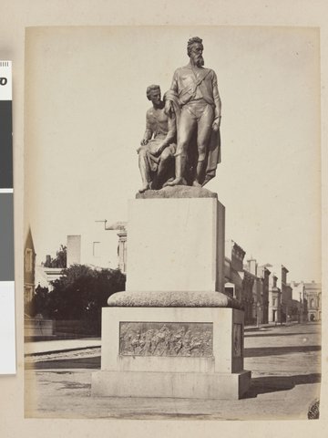 Monument of Burke & Wills, Melbourne, 1870–80