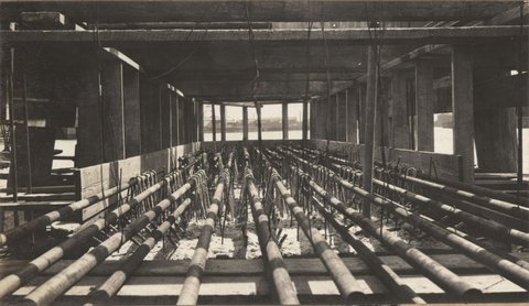 Spencer Street bridge - south pier, 1928–29