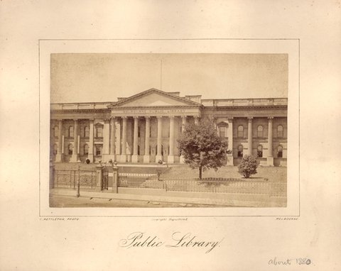 Melbourne Public Library, Victoria, 1876–80