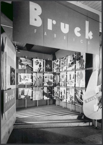 Bruck Mills stand at fashion fair in Melbourne, 1950