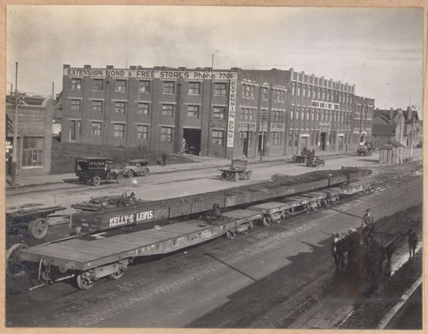Spencer Street bridge, 1929
